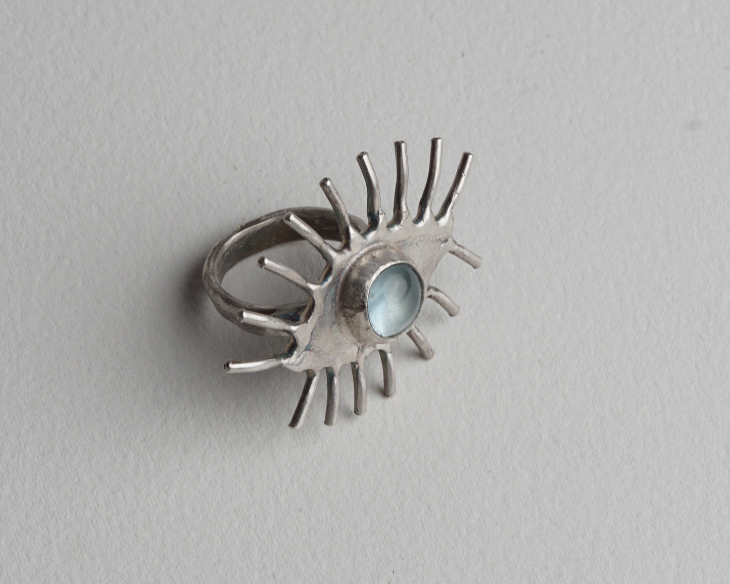 Aquamarine Gaze Ring
