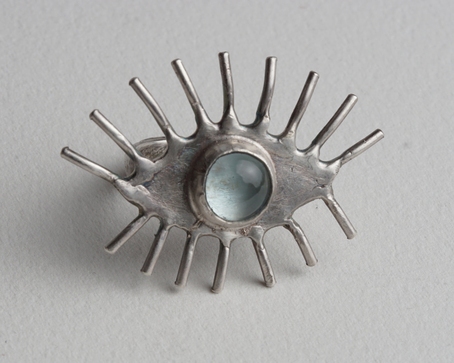 Aquamarine Gaze Ring