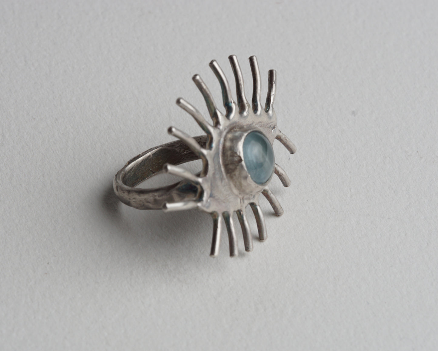 Aquamarine Gaze Ring
