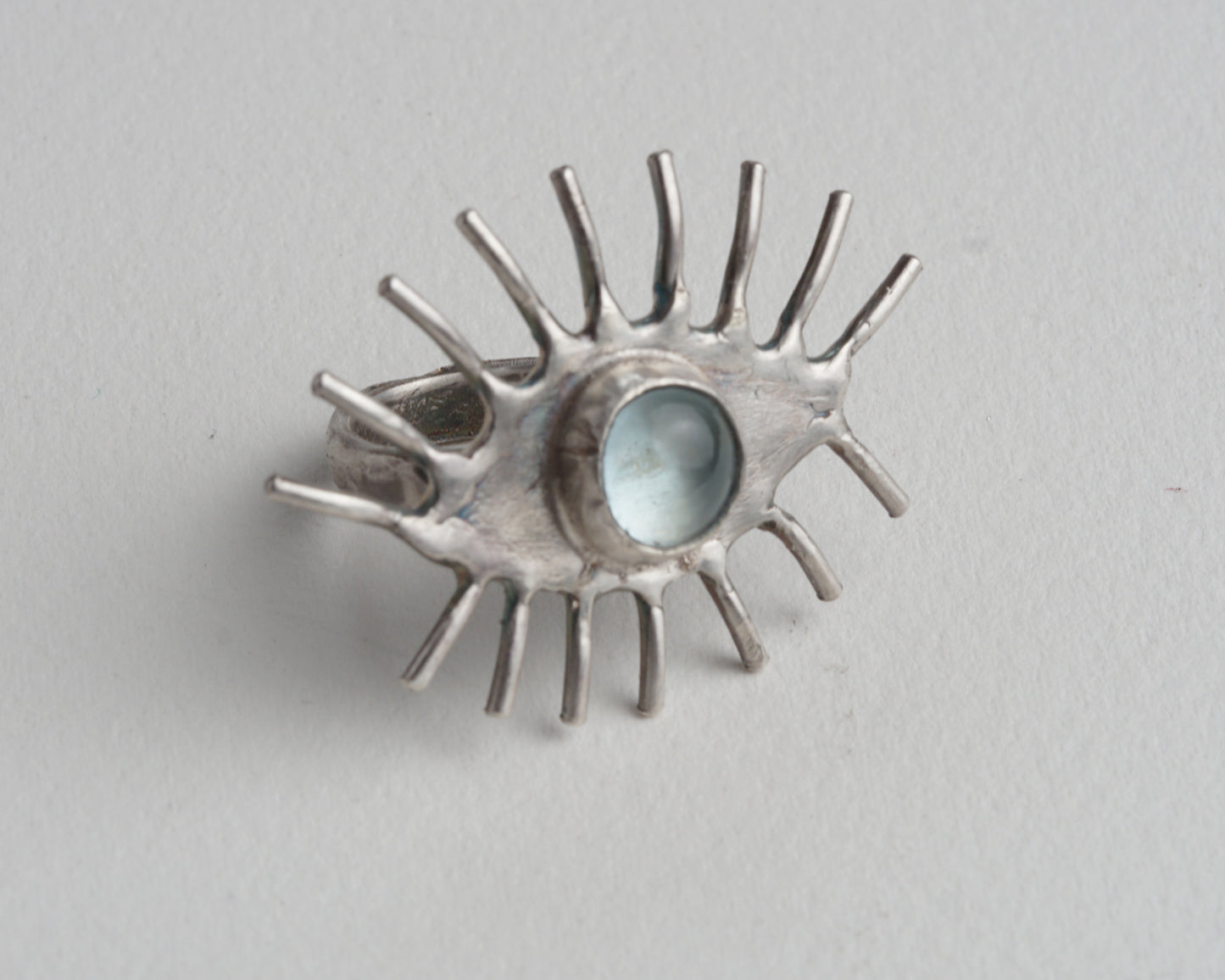 Aquamarine Gaze Ring