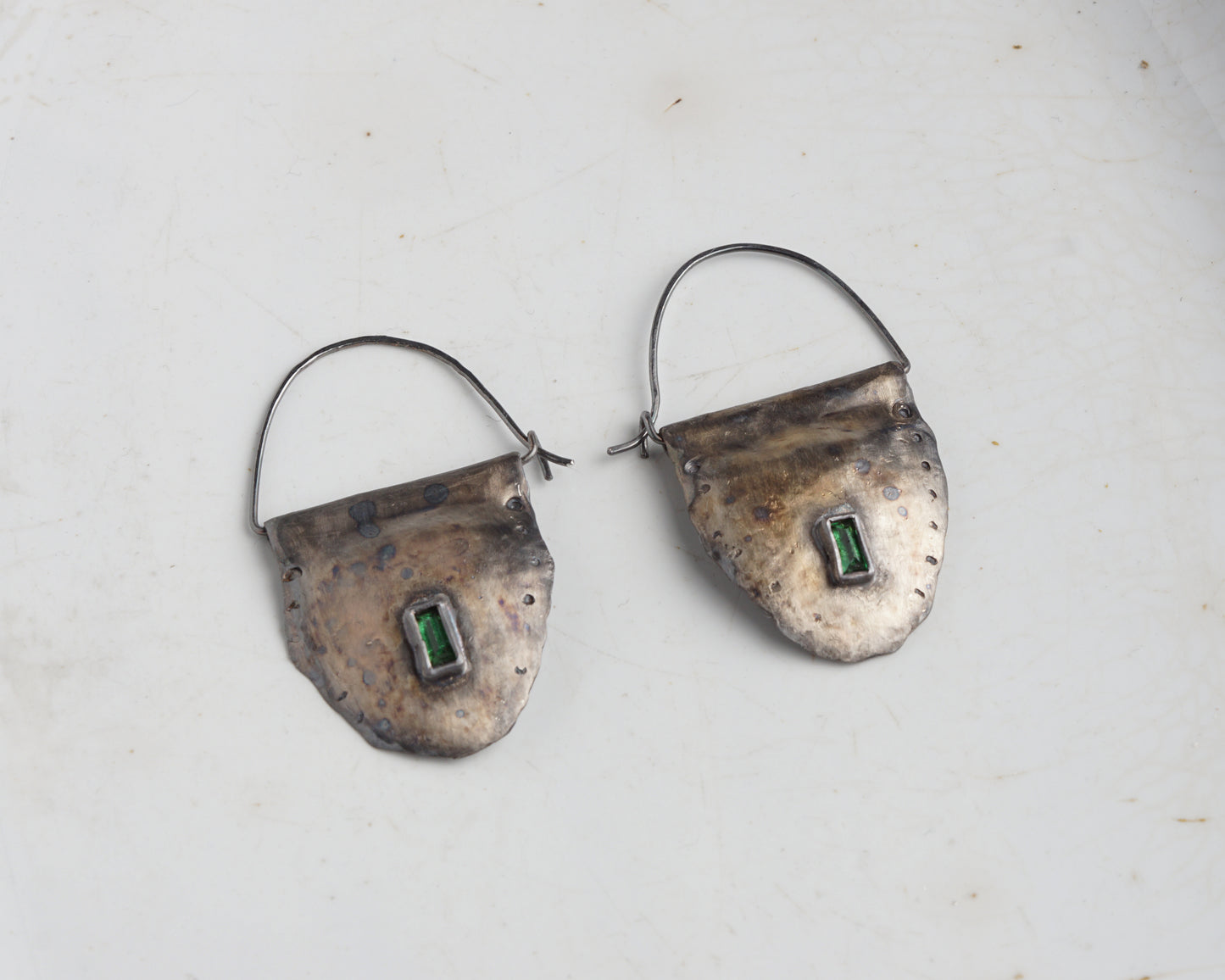 Hand-forged Silver Earrings
