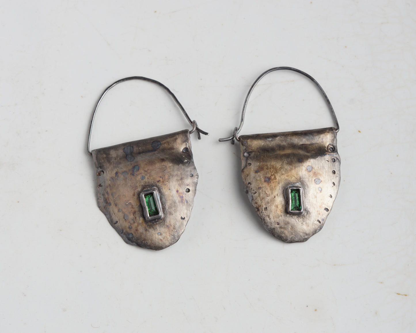 Hand-forged Silver Earrings
