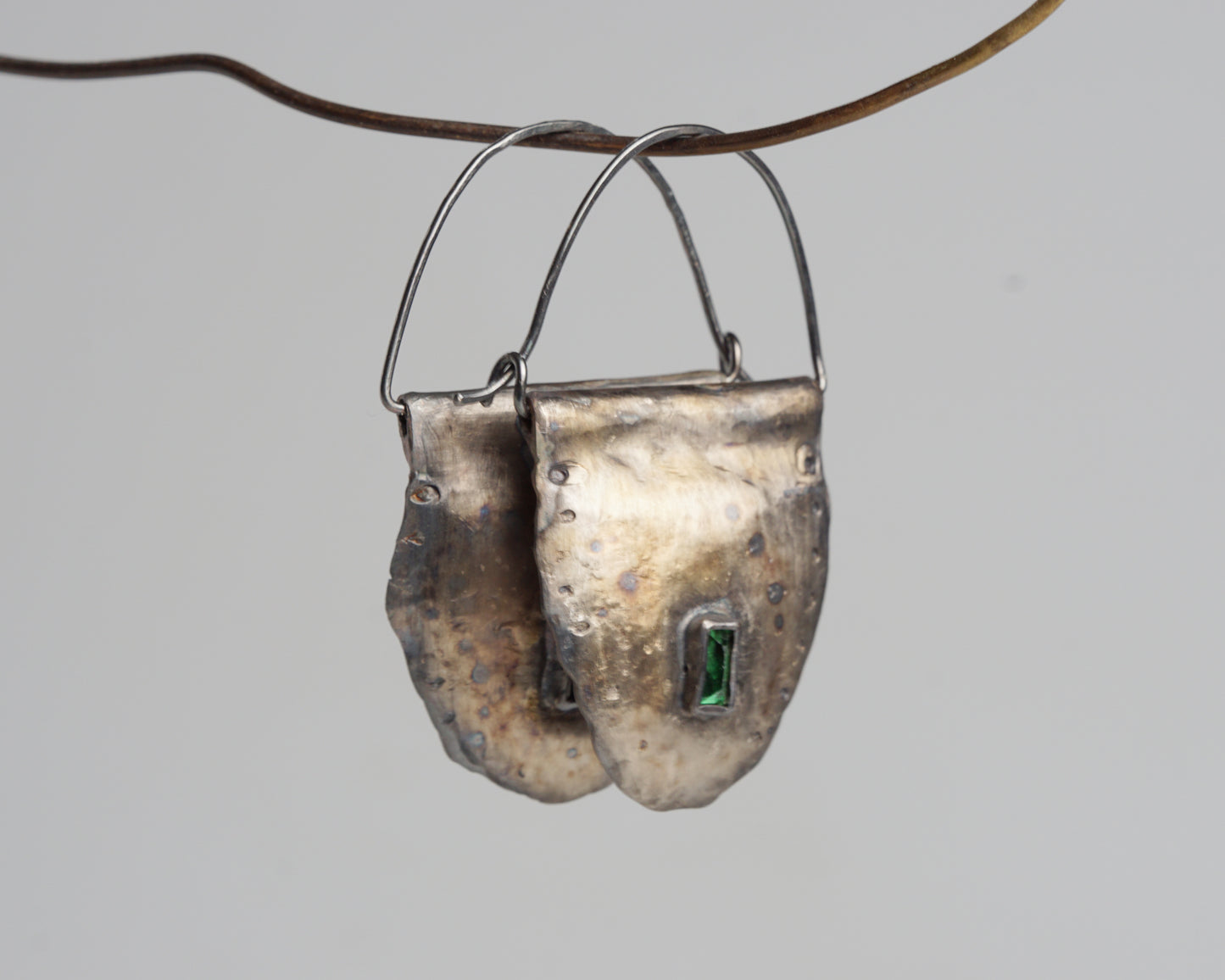 Hand-forged Silver Earrings