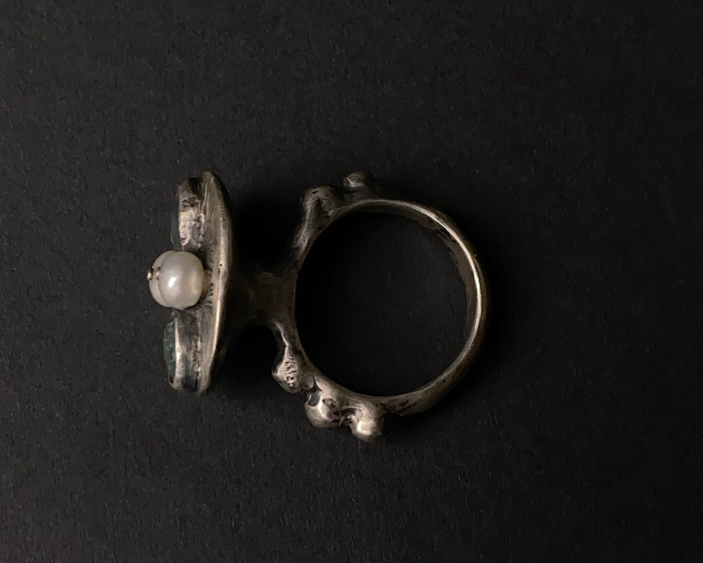 Anillo de Plata Esterlina Susurro de Musgo