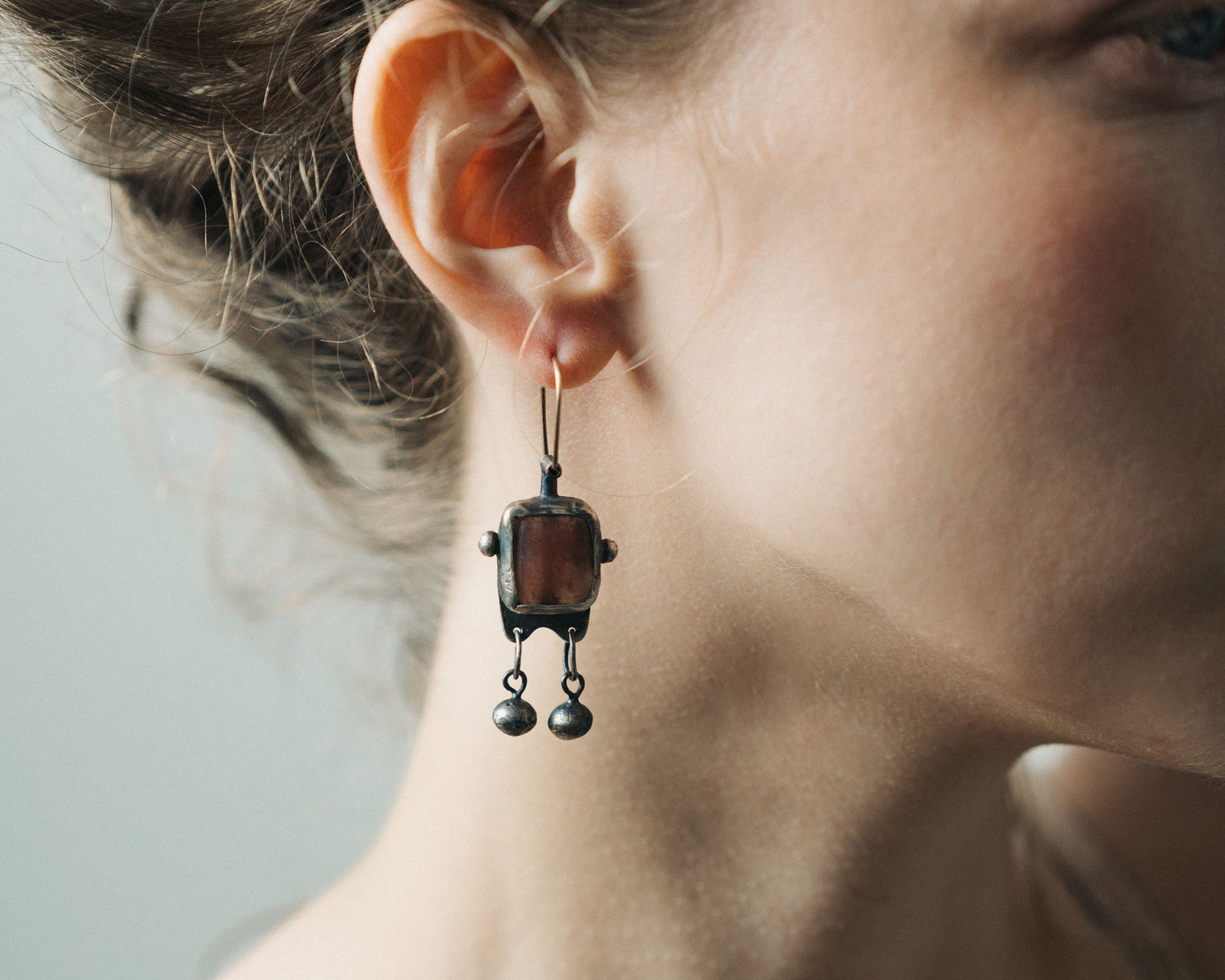 Terracotta Angel Earrings