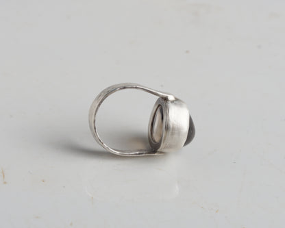 Smoky Drop ring