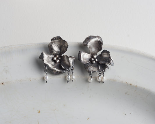 Aretes de Orquídea