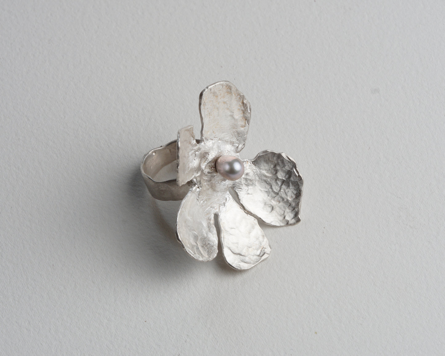 Petal & Pearl Statement Ring