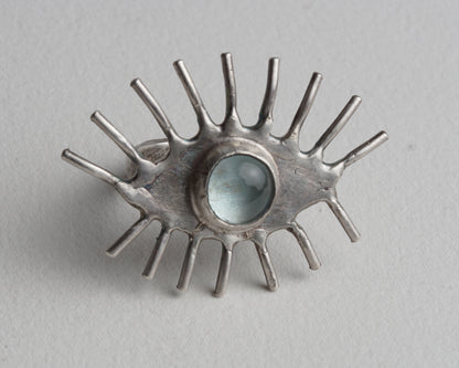 Aquamarine Gaze Ring