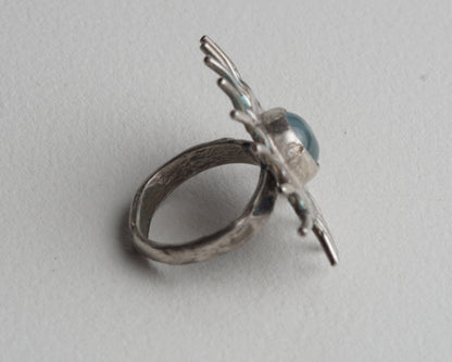 Aquamarine Gaze Ring