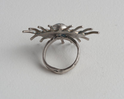 Aquamarine Gaze Ring
