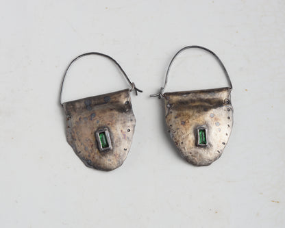 Hand-forged Silver Earrings