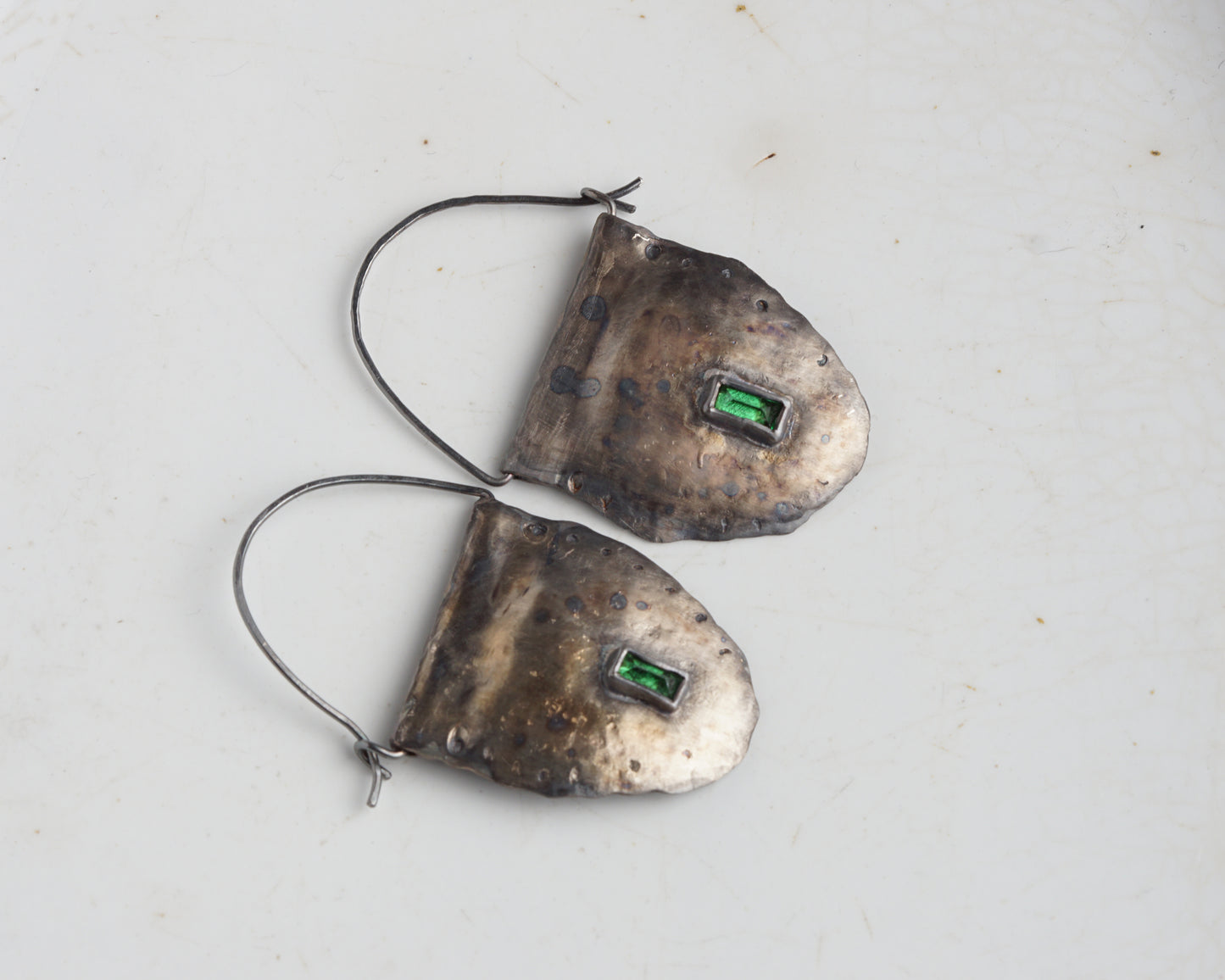 Hand-forged Silver Earrings