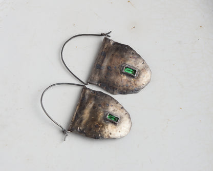 Hand-forged Silver Earrings