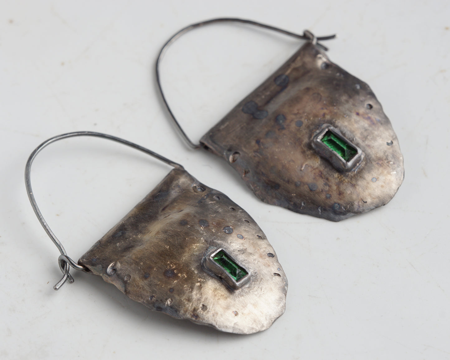 Hand-forged Silver Earrings