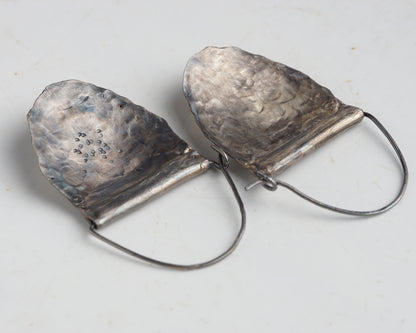 Hand-forged Silver Earrings