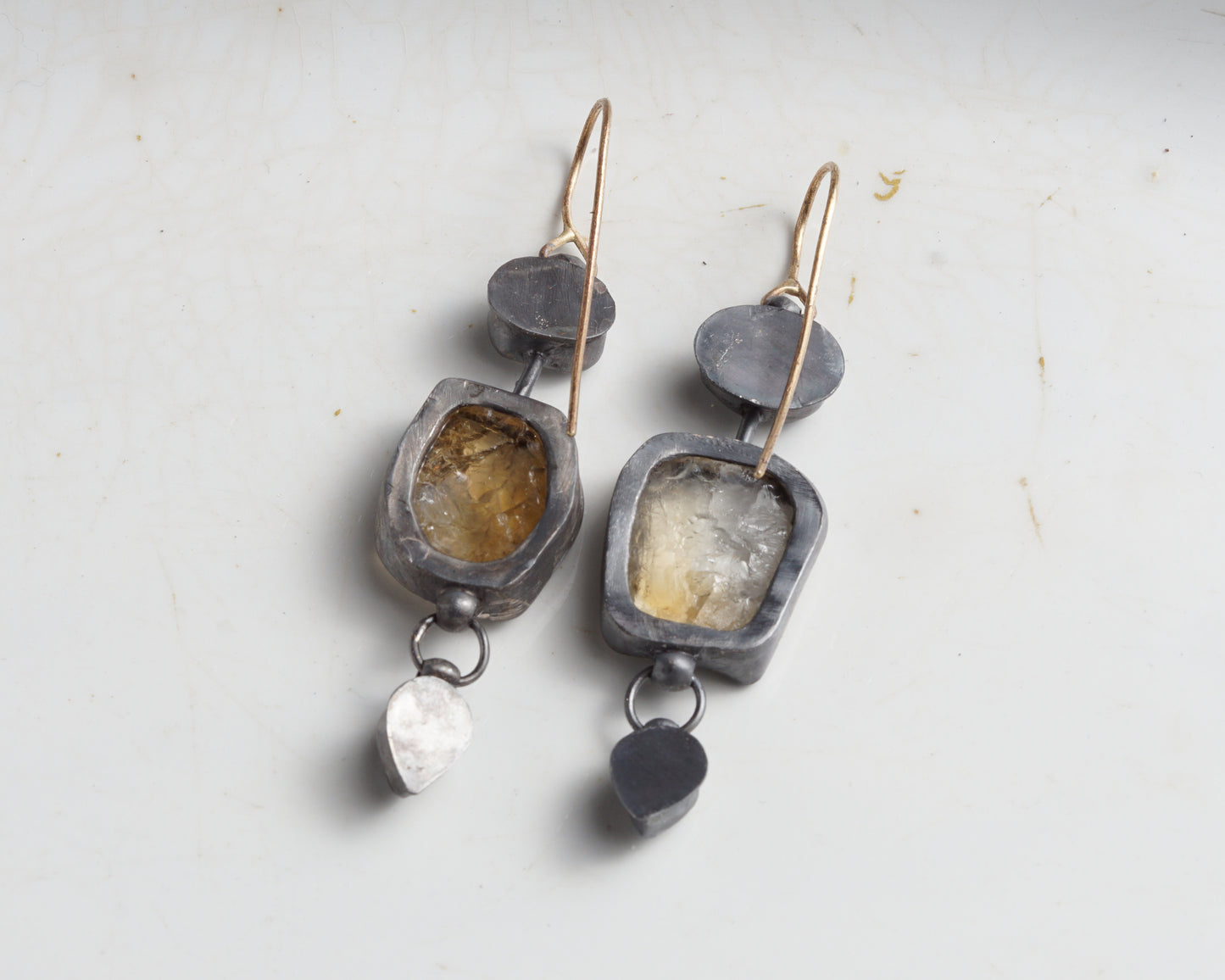 Citrine Raw Drops