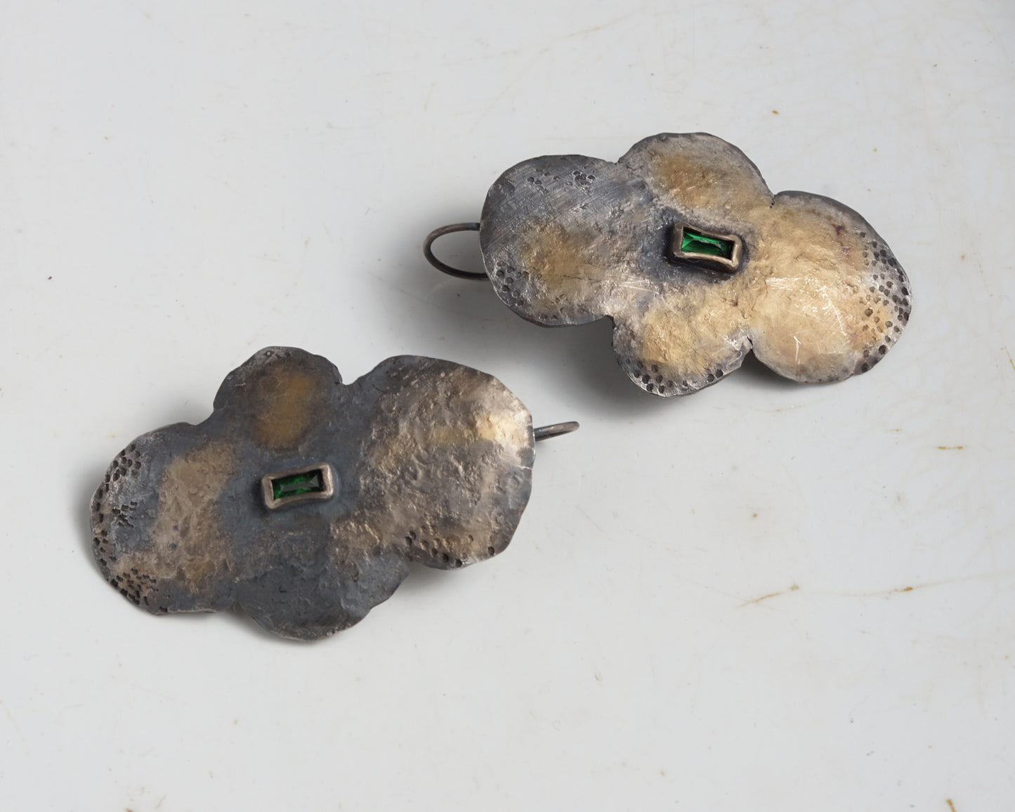 Forged Leaf Earrings