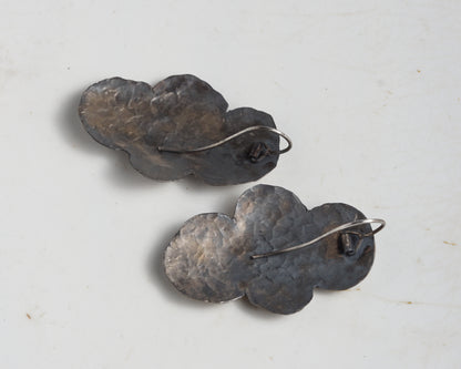 Forged Leaf Earrings