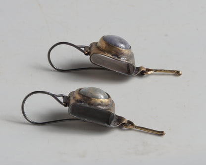 Moon Module Drop Earrings