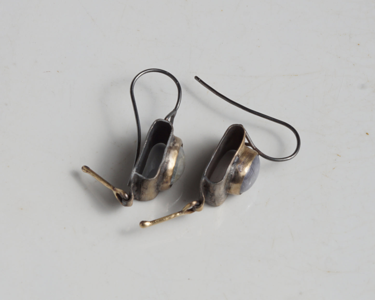 Moon Module Drop Earrings