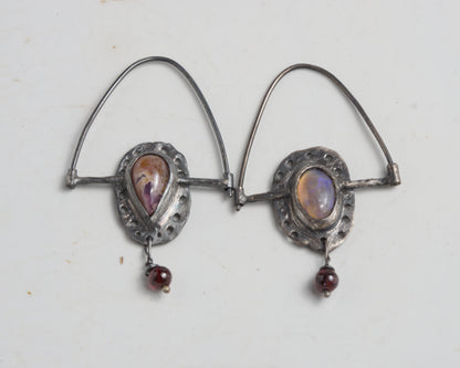 Relic Arc Opal Earrings