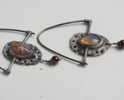 Relic Arc Opal Earrings