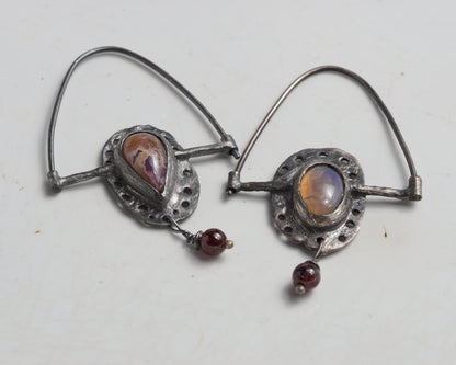 Relic Arc Opal Earrings