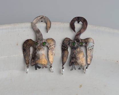 Swan Maiden Earrings