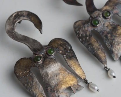 Swan Maiden Earrings