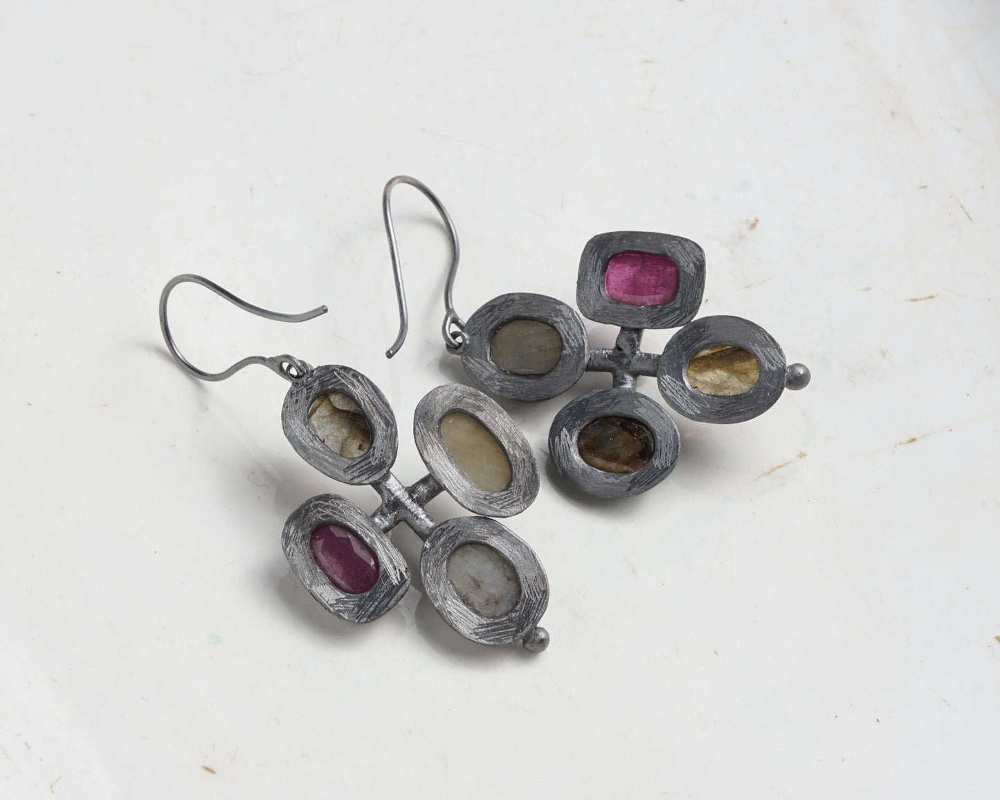 Mosaic Cross Earrings
