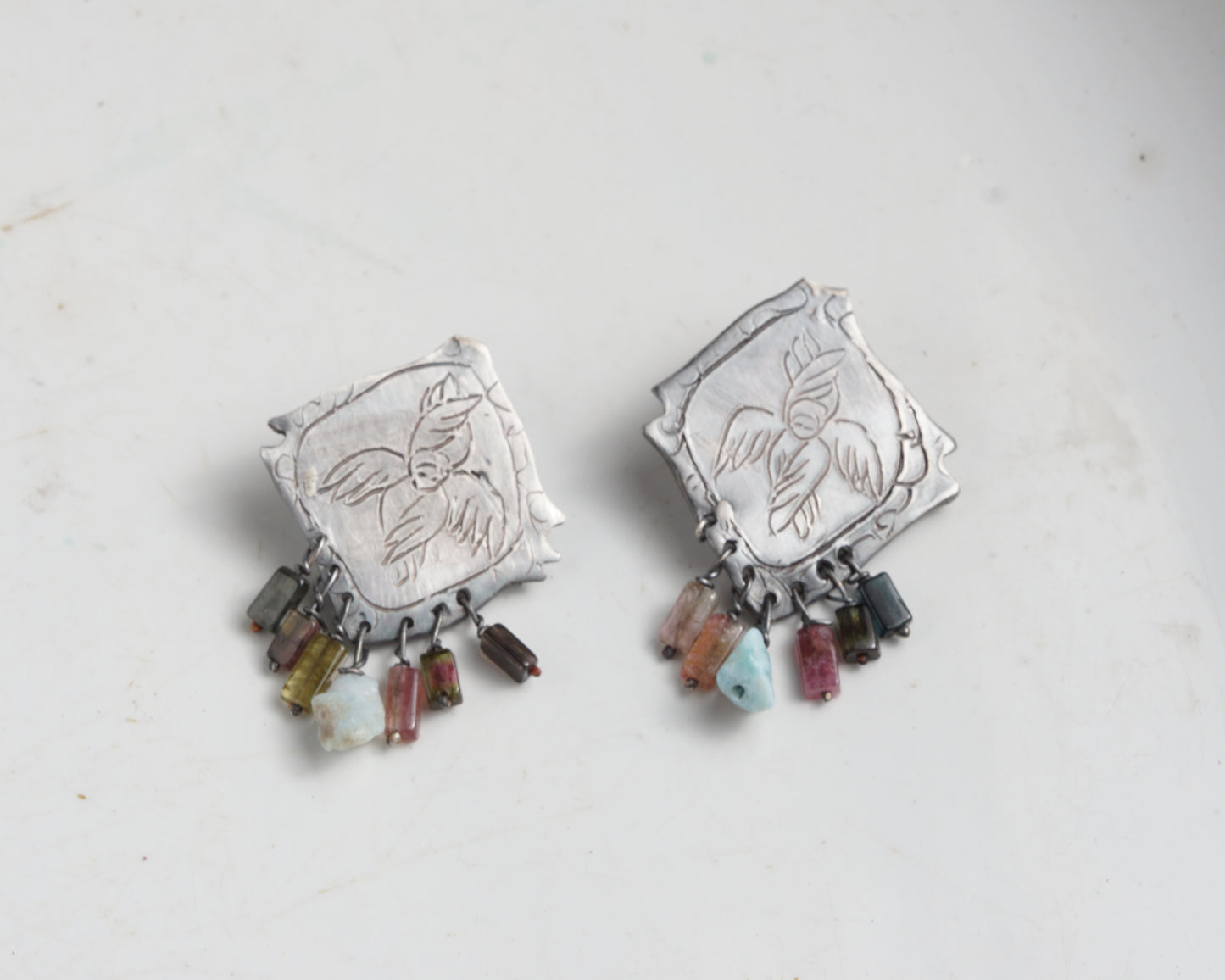 Seraphim Naive Silver Earrings