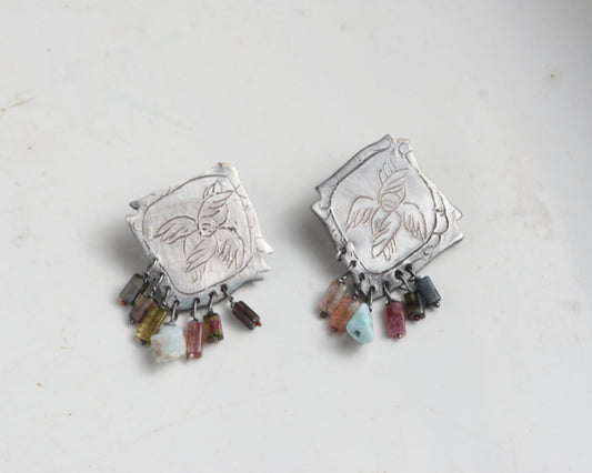 Seraphim Naive Silver Earrings