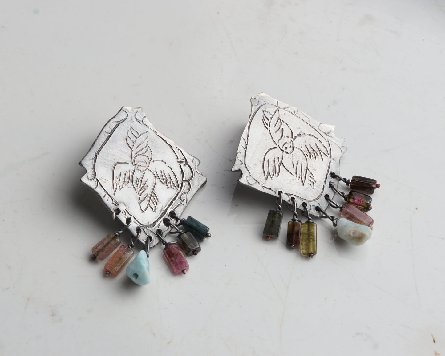 Seraphim Naive Silver Earrings