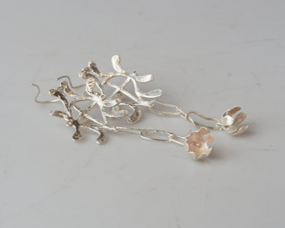 Openwork earrings