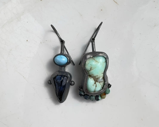 Skybound Asymmetry Earrings
