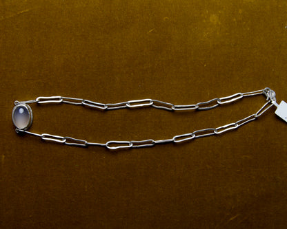 Collar de Plata con Ágata Irregular