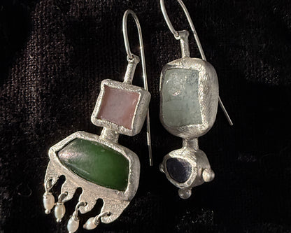 Deep Forest Myth Earrings