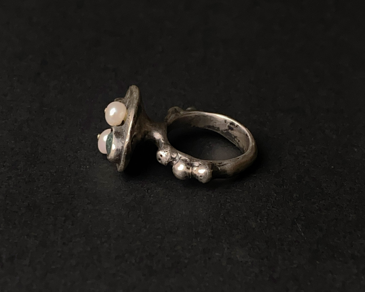 Anillo de Plata Esterlina Susurro de Musgo