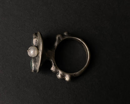 Anillo de Plata Esterlina Susurro de Musgo