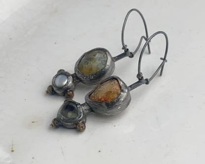 Fire & Ocean Artisan Earrings