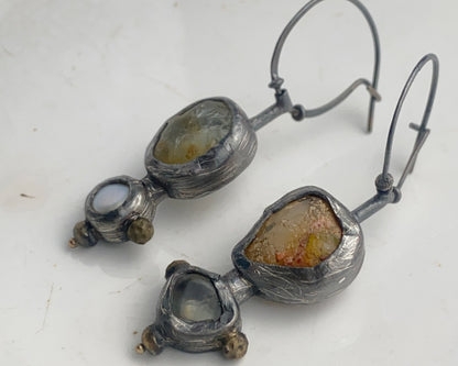 Fire & Ocean Artisan Earrings