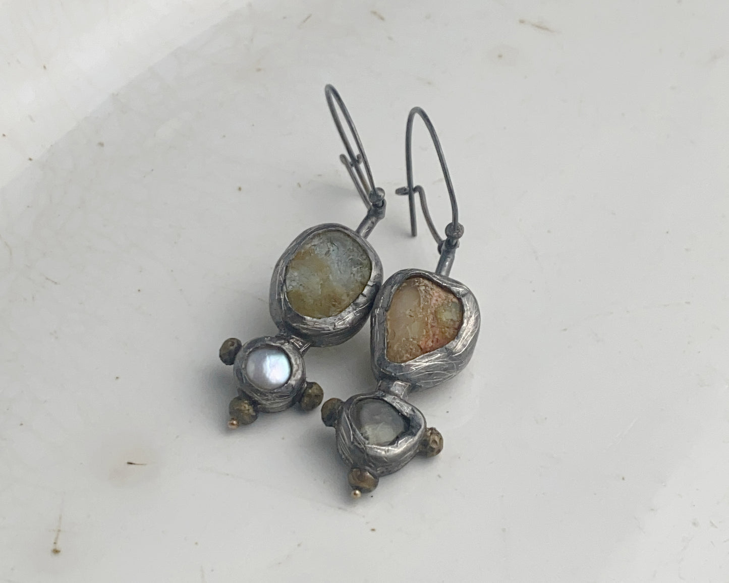 Fire & Ocean Artisan Earrings