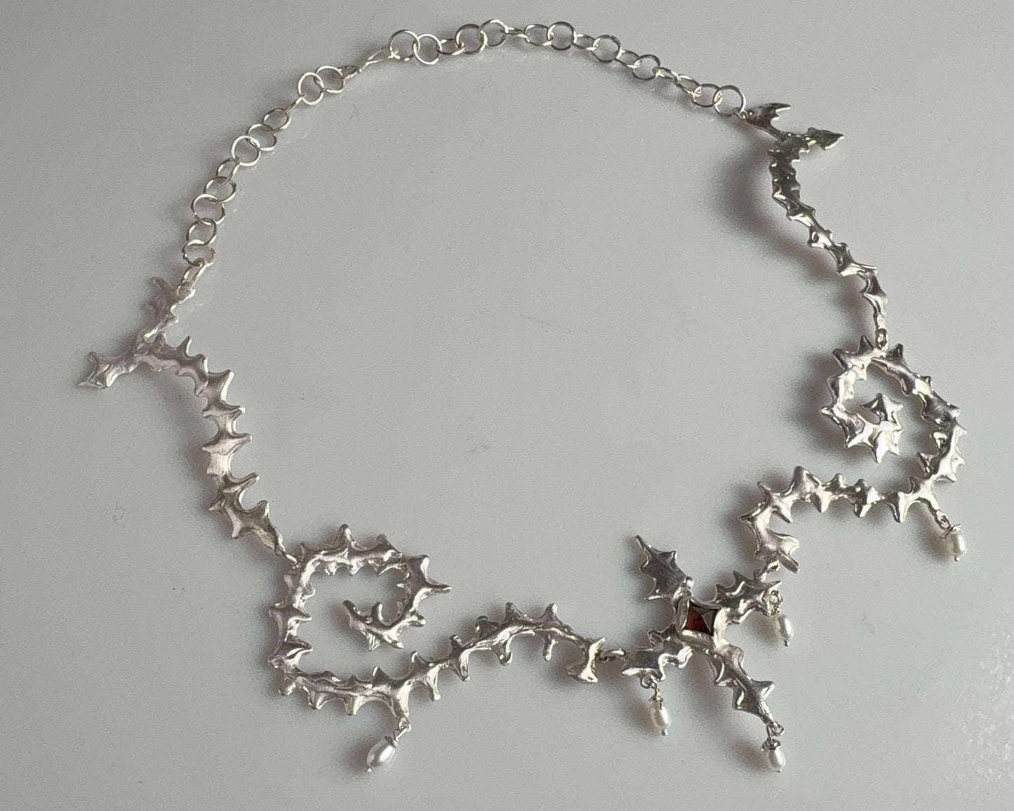 Thistle Cross Necklace