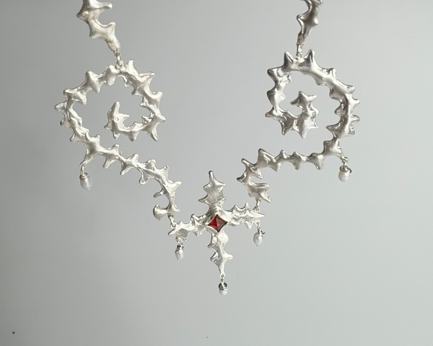 Thistle Cross Necklace